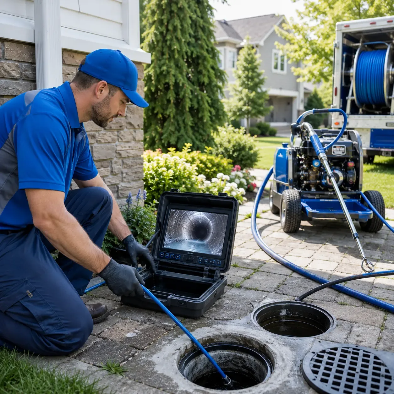 Outdoor drain cleaning professionals serving Flossmoor, IL